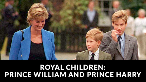 Royal Children: Prince William and Prince Harry